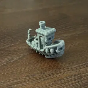 Thuyền Benchy Đầu Lâu & Xương