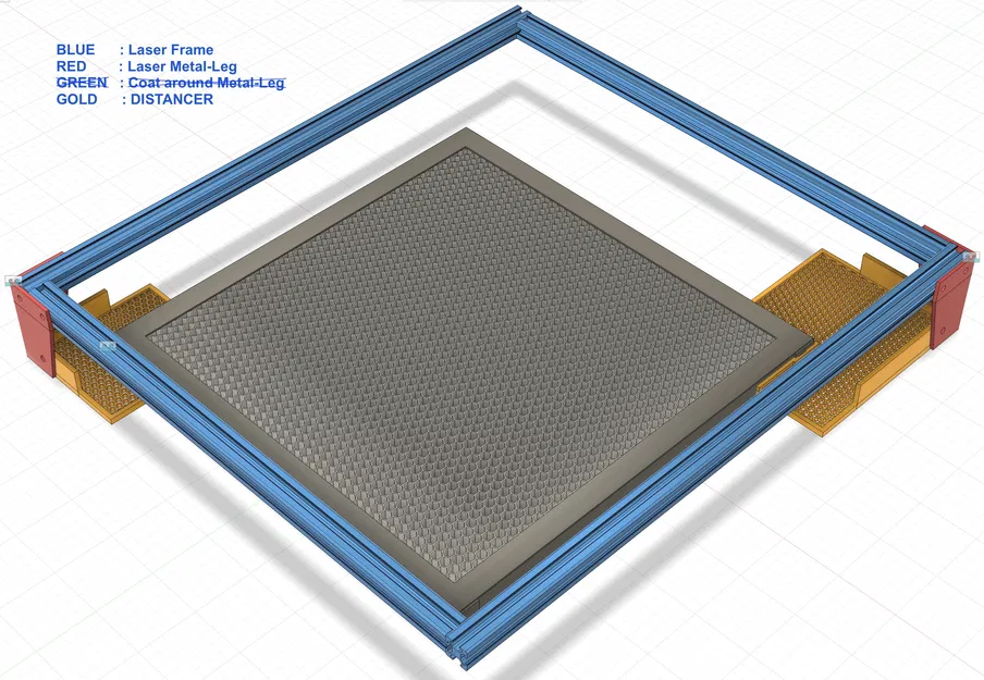 Bộ định vị & cố định bảng tổ ong khắc laser Sculpfun (không ốp chân) cho nhiều kích thước - Image 3