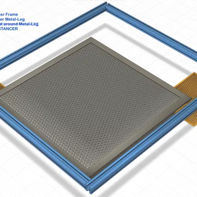 Bộ định vị & cố định bảng tổ ong khắc laser Sculpfun (không ốp chân) cho nhiều kích thước