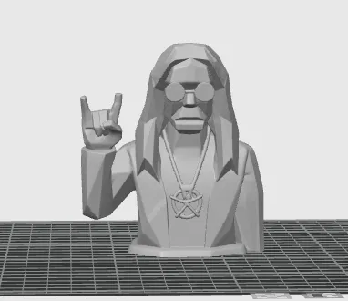 Tượng Bức Tượng Ozzy Osbourne - Kỷ Niệm - Image 2