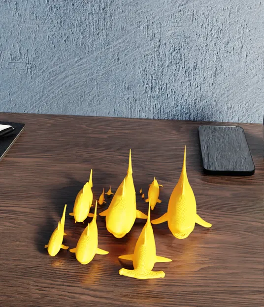 Gói Khổng Lồ Cá & Sinh Vật Biển – Mô Hình 3D In Được - Image 1