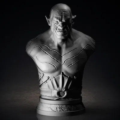 Tượng bán thân Azog the Defiler