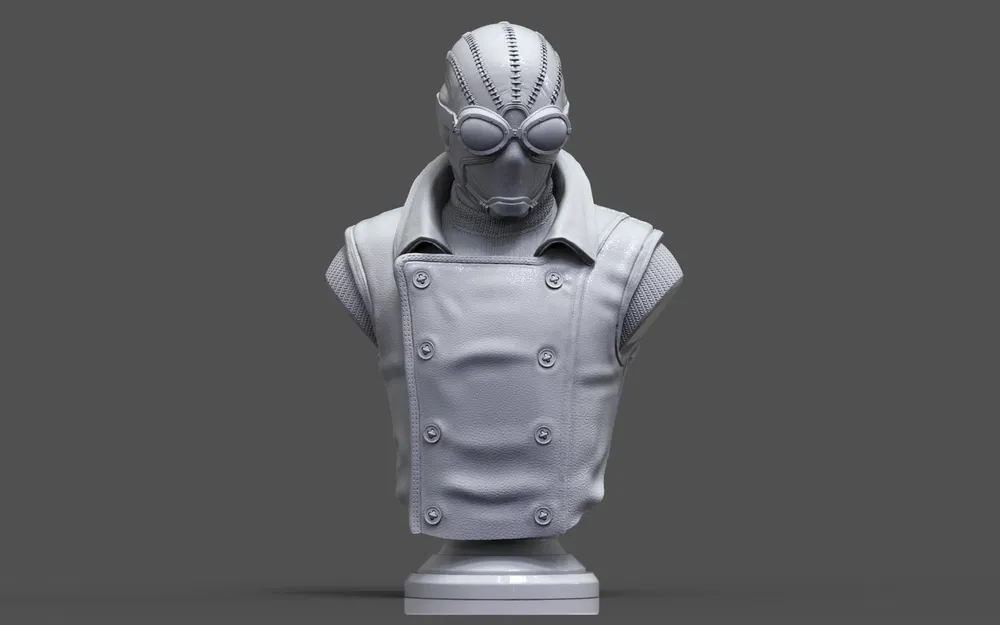 Tượng Bán Thân Spiderman Noir - Image 1