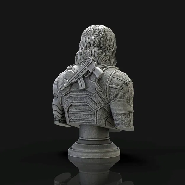 Bức Tượng Winter Soldier (Phiên Bản Che Mặt) - Image 2