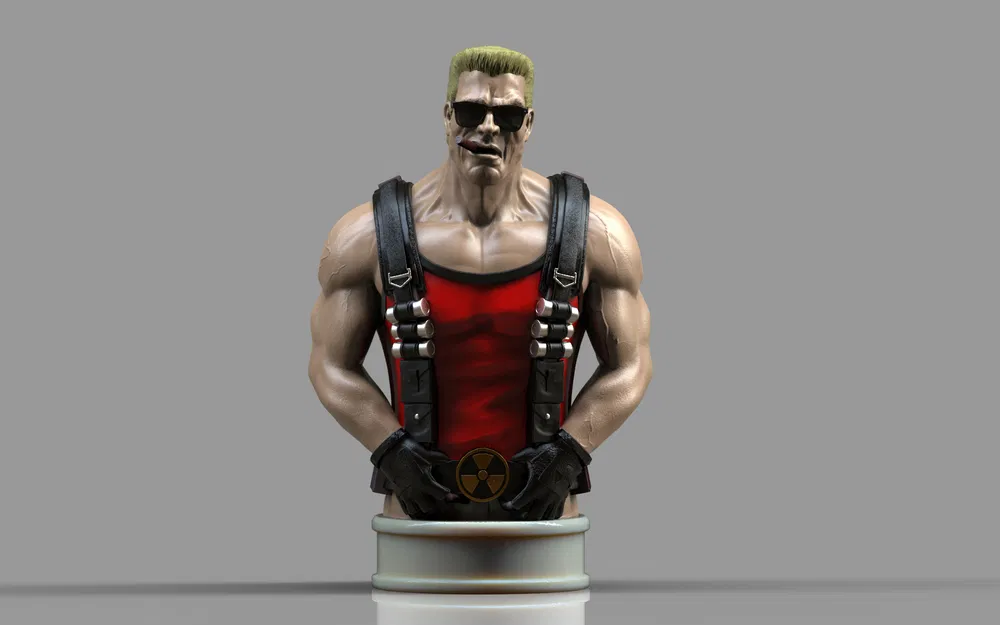 Tượng Bust Duke Nukem - Image 1
