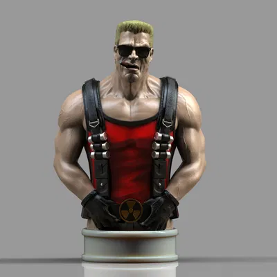 Tượng Bust Duke Nukem