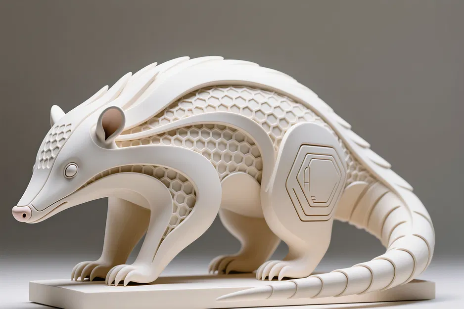 Ameisenbär, Hexa Skulptur - Tượng Kiến Hung - Image 1