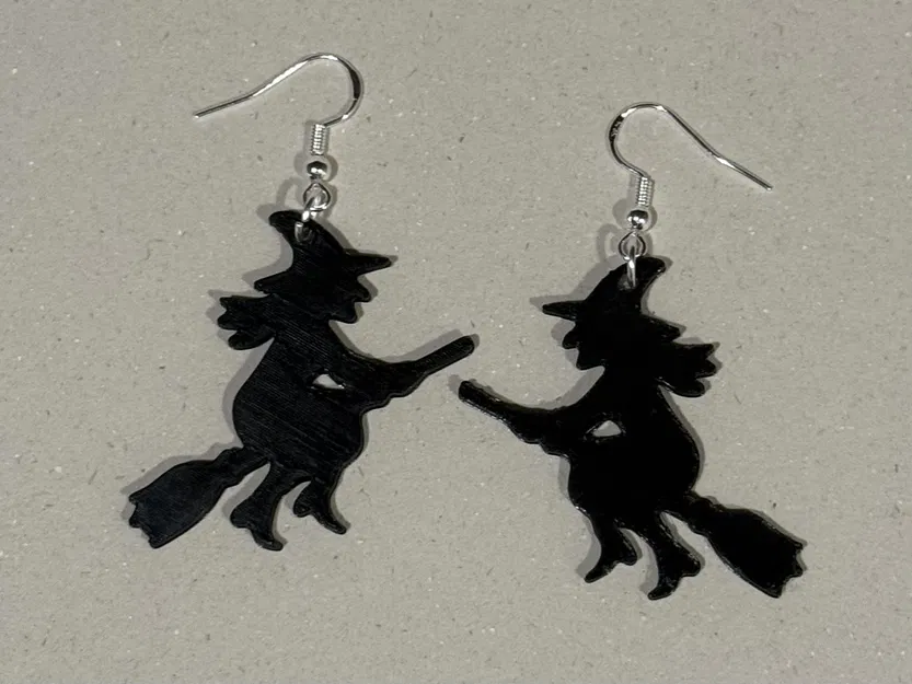 Bông Tai Phù Thủy Bay Mùa Halloween - Image 1