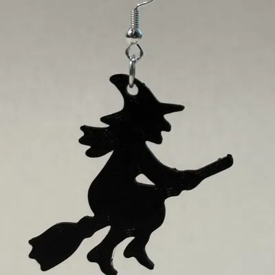 Bông Tai Phù Thủy Bay Mùa Halloween