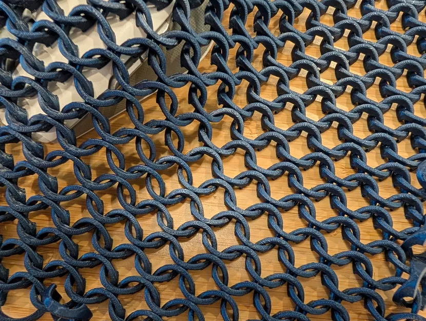 Vải Giáp Xích Dễ In - Image 1