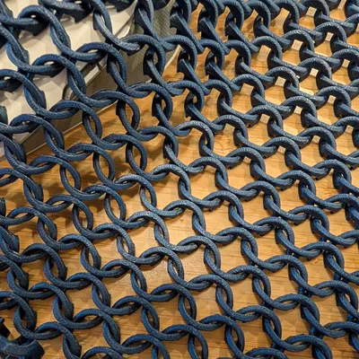 Vải Giáp Xích Dễ In