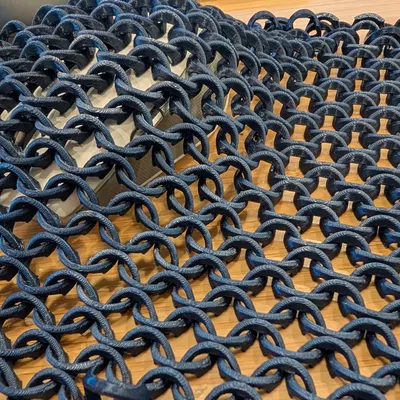 Vải Giáp Xích Dễ In