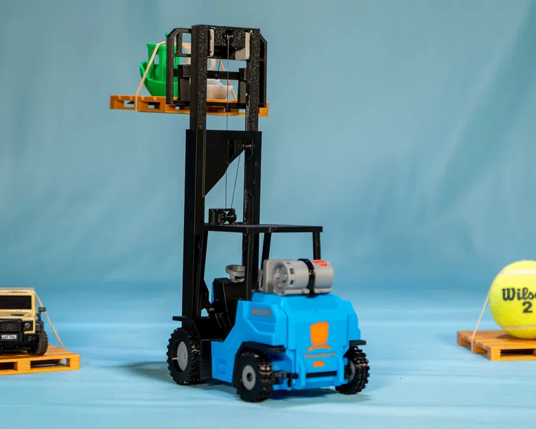 Xe Nâng RC In 3D - Tự Làm - Image 3