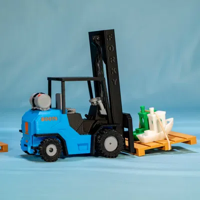 Xe Nâng RC In 3D - Tự Làm