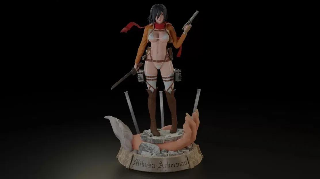 Mô hình Mikasa Ackerman Attack on Titan - Image 1
