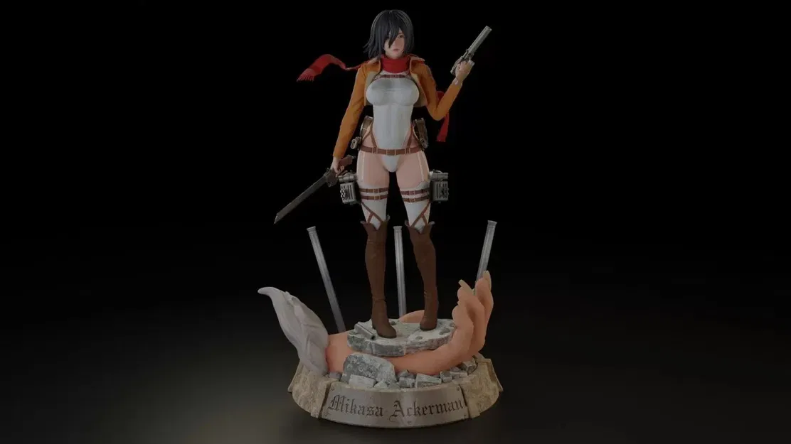 Mô hình Mikasa Ackerman Attack on Titan - Image 4