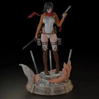Mô hình Mikasa Ackerman Attack on Titan