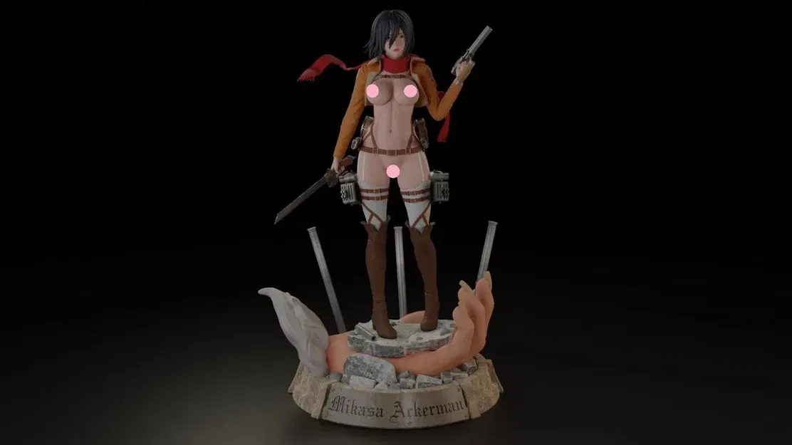 Mô hình Mikasa Ackerman Attack on Titan - Image 5