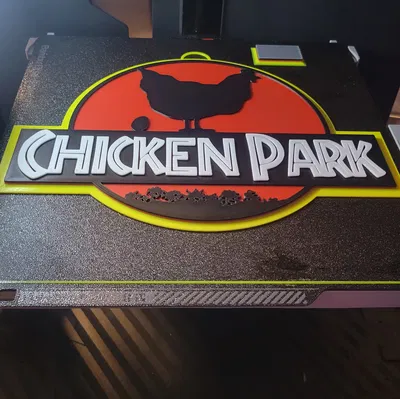 Công viên Gà "Chicken Park" có móc treo