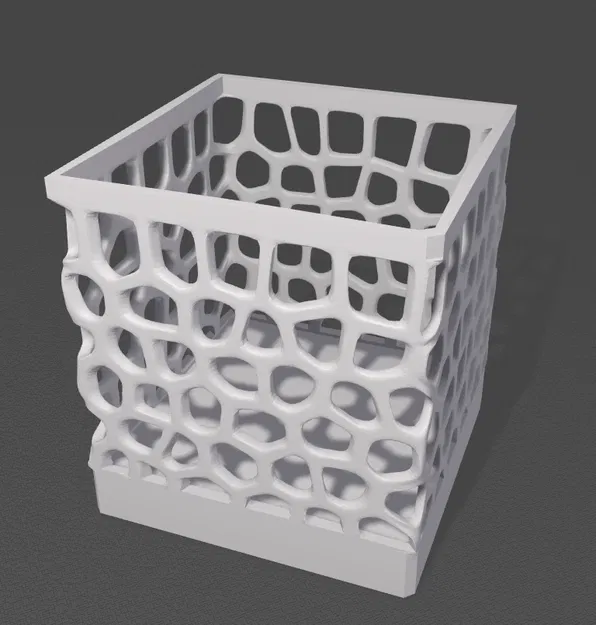 Ống Cắm Bút Vuông Có Lỗ - Image 2