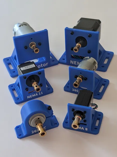 Đa dạng Đế Giữ/Chân Đế Motor Stepper và DC - Image 1