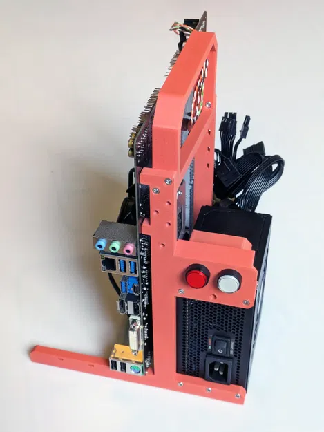 Vỏ Khung Mở Micro-ATX In 3D Hoàn Toàn - Image 1