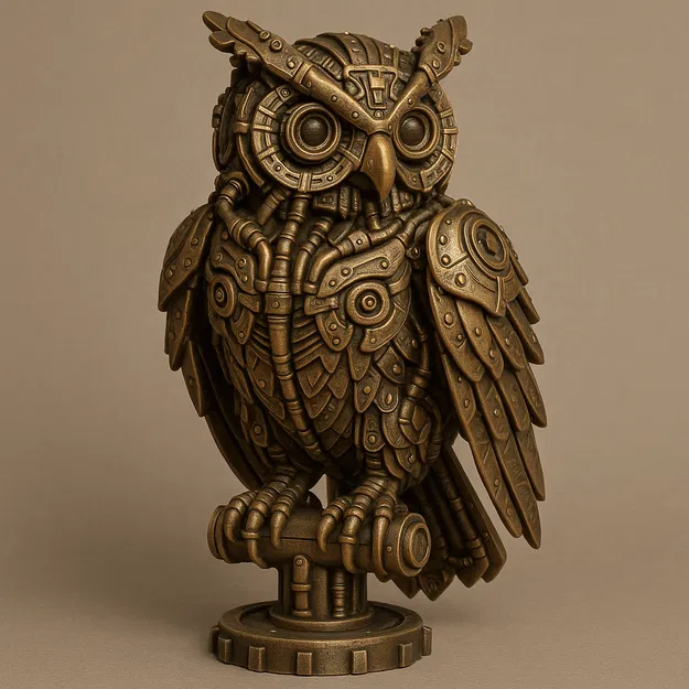 Mô Hình Cú Đồ Chơi Hơi Nước - Image 1