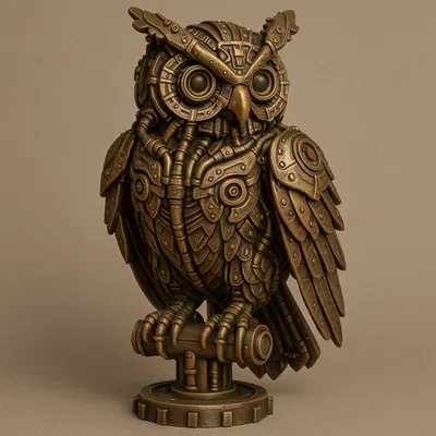 Mô Hình Cú Đồ Chơi Hơi Nước