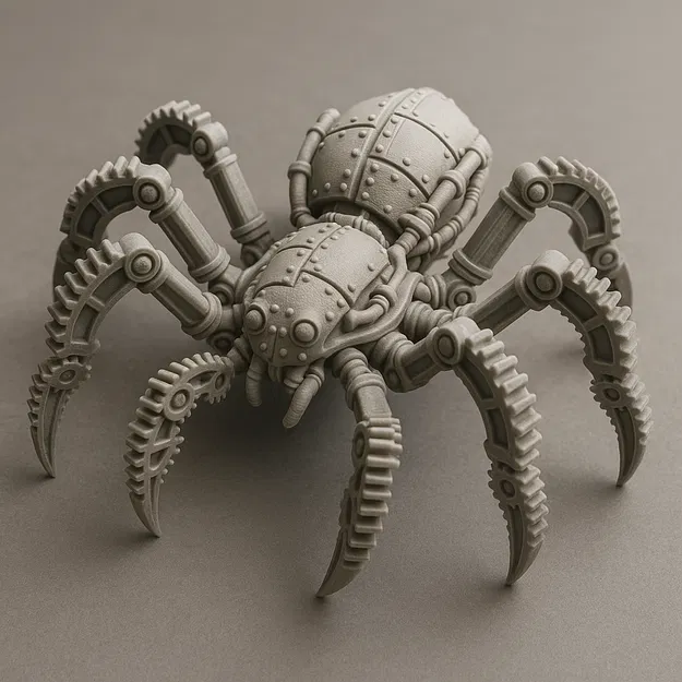 Mô hình Nhện Phong Cách Steampunk Độc Đáo - Image 1