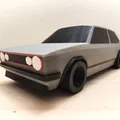 Volkswagen GTI Mk1 Phong Cách Low Poly - Thumbnail 2