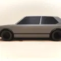 Volkswagen GTI Mk1 Phong Cách Low Poly - Thumbnail 3