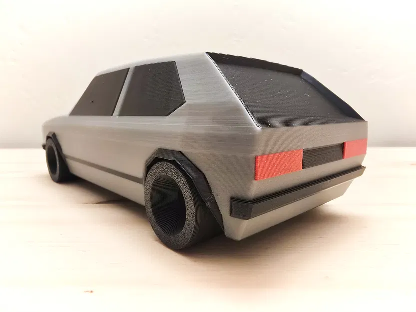 Volkswagen GTI Mk1 Phong Cách Low Poly - Image 4