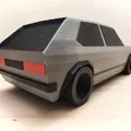 Volkswagen GTI Mk1 Phong Cách Low Poly - Thumbnail 6