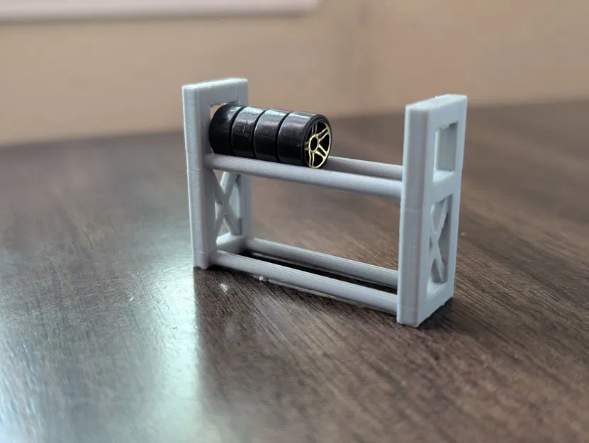 Kệ Lốp Tỉ Lệ 1:64 (Dùng Được Cho Hot Wheels) - Image 1