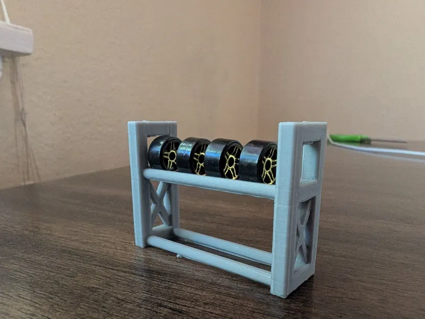 Kệ Lốp Tỉ Lệ 1:64 (Dùng Được Cho Hot Wheels) - Image 2