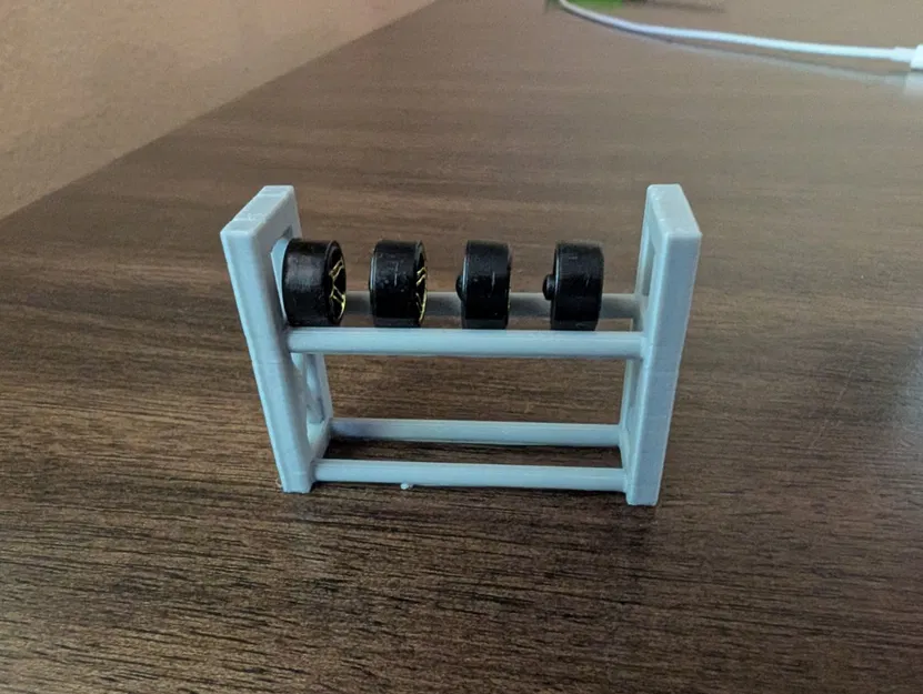 Kệ Lốp Tỉ Lệ 1:64 (Dùng Được Cho Hot Wheels) - Image 4