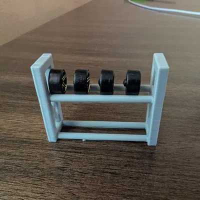 Kệ Lốp Tỉ Lệ 1:64 (Dùng Được Cho Hot Wheels)