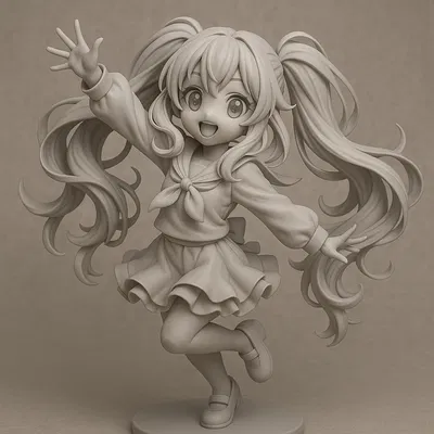 Anime Cô Gái Tóc Bay