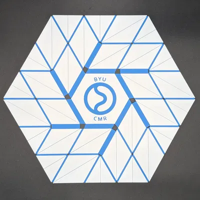 Mô Hình Origami Hoa Văn Gấp Được