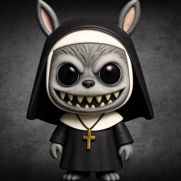 LABUBU với The Nun - NUNBUBU! - Image 2