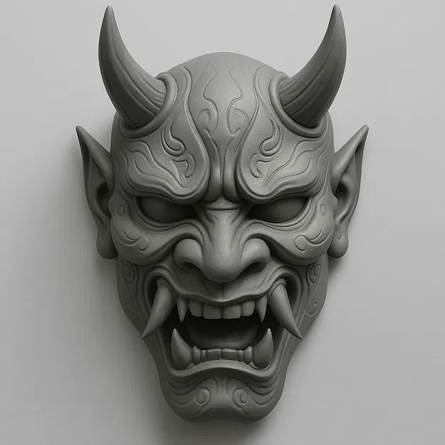 Mặt Nạ Quỷ Phong Cách Anime - Image 1