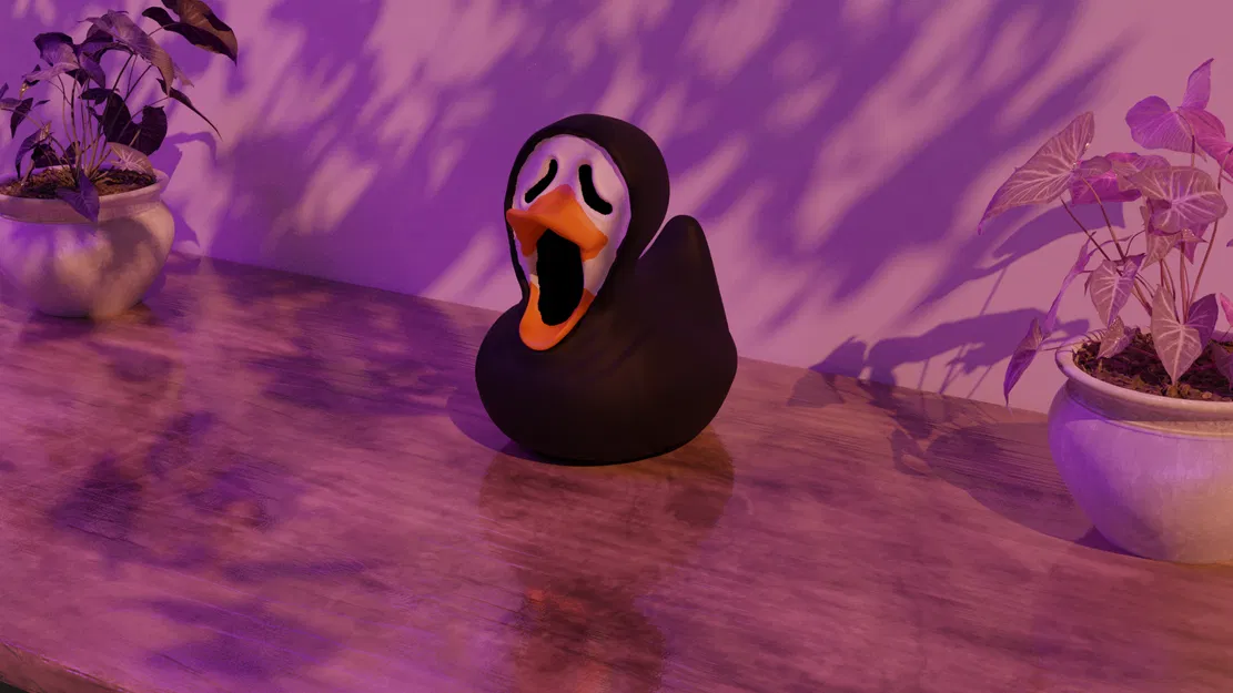 Vịt cao su la hét cho Halloween - Image 1