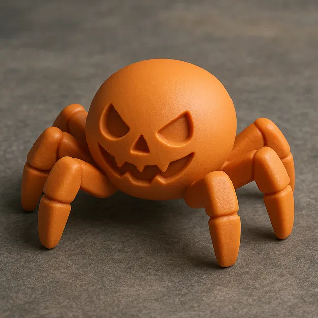 Nhện Halloween thân tròn, chân ngắn - Image 1