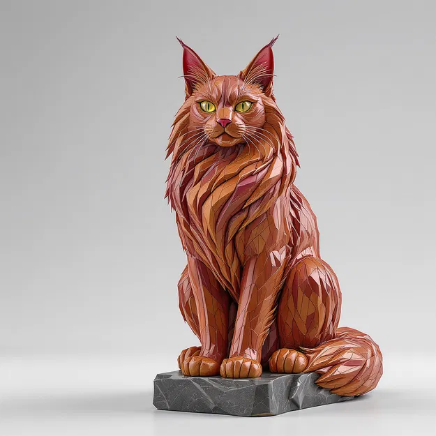 Mô hình Mèo Maine Coon - Image 1
