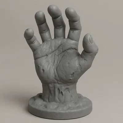 Bàn Tay Zombie Ghê Rợn Mọc Lên Từ Đất