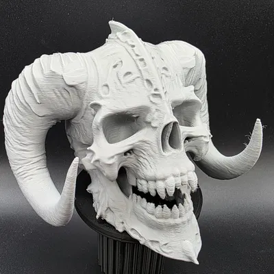 Đầu Lâu Ác Quỷ Sừng Lớn Tàn Nhẫn