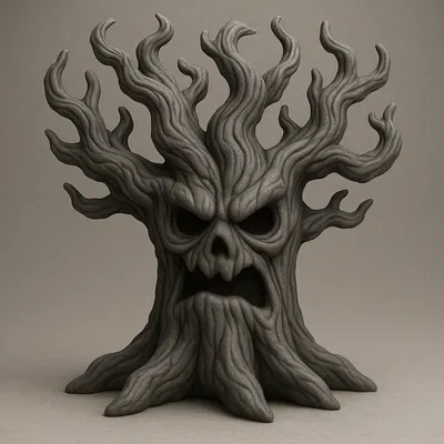 Cây Halloween Phong Cách Kinh Dị