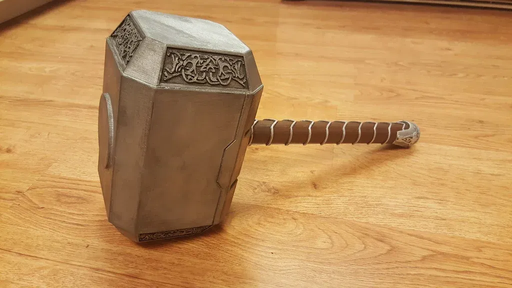 Mjolnir, Búa Thor - Mô hình in 3D - Image 2