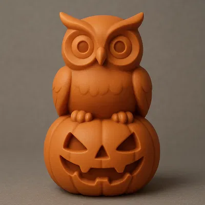 Cú Lừa Halloween Ngồi Trên Quả Bí Ngô Đã Được Khắc