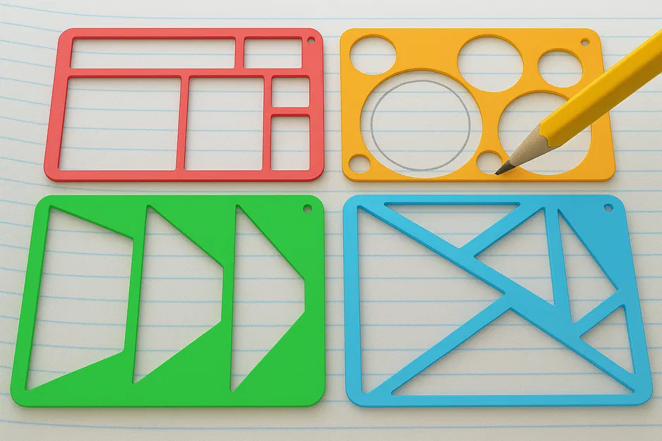 Khuôn vẽ bút chì - Image 1